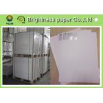 Low Surface Roughness Name Card Paper , Thick White Cardboard Sheets Recyclable for sale