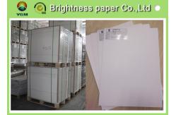 China Low Surface Roughness Name Card Paper , Thick White Cardboard Sheets Recyclable supplier