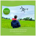 EV Agri Spray Drones Can Hold 22L Crop Dusting Drones
