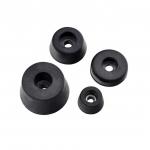 Round Rubber Non Slip Foot Mat High Foot Mat Custom Iron Parts for sale
