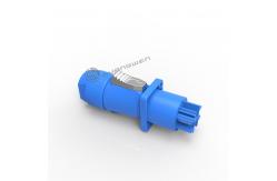 China Ip44 Industrial Power Female Connector Indoor Use Blue Input supplier