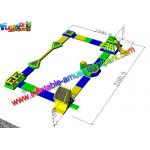 Hot Air Welded Inflatable Water Parks , PVC Floating Water Sport Games for sale