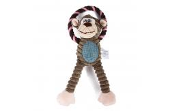 China New Pet Toy Dog Plush Bite Accompany Toy Vent Cartoon Monkey Lion supplier