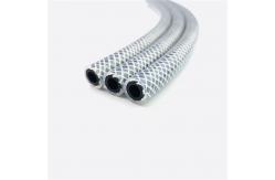China Stretchable Reinforced Braided Silicone Tubing For Filling Machine supplier