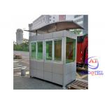 waterproof Prefabricated Security Guard Cabin Grade 8.3 Earthquake Resistance for sale