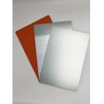 Fire Rated Silver Colour ACP Sheet , Anodized Finish Aluminium Door Cladding for sale