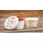 Wholesale Disposable Ice Cream Container Printing Take Away 8oz White Paper Bowls for sale