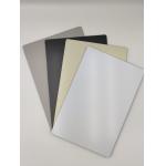 Anti Fire Silver Aluminum Composite Panel , Curtain Wall Metal Panel 5mm Thickness for sale