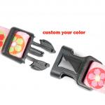 Fashionable Nylon Buckle Dog Collar S M L Breakaway Cat Collars Customized