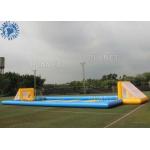 Custom Inflatable Sports Games /  Outdoor Inflatable Soccer Field Football Pitch for sale