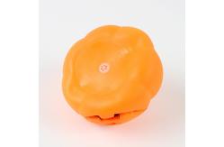 China Halloween Pumpkin Pet Squeak Toys  Dogs Interactive Rubber Chew Toy Ethylene Interactive supplier