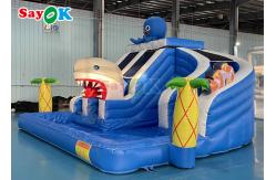 China Shark theme Commercial Inflatable Air Bouncer Castle With Dry Slide supplier