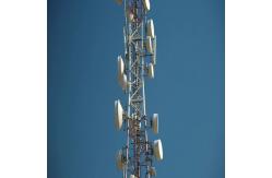 China Four Legged Steel Lattice Self Supported Mobile Communication Tower 100meters supplier