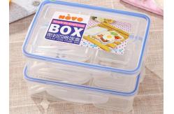 China Food Grade PP Reusable Plastic Lunch Containers Lightweight Portable Cute Divider supplier
