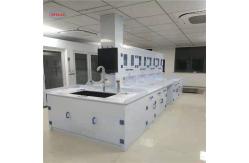 China Durable School Island Bench Laboratory , Chemical Resistant Modular Lab Table supplier