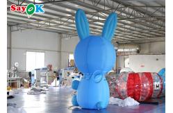 China 3m Inflatable Cartoon Characters Jumbo Blow Up Blue Bunny supplier