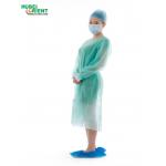 35gsm PP Disposable Isolation Gowns With Knitted Wrist
