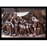 Vivid High Relief Sculpture Figure , Famous Relief Sculpture European Style for sale