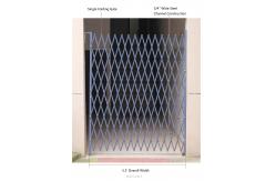 China Doorway Control Portable Folding Security Gates For Schools Single Open supplier