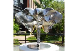 China Stainless Steel 316L Elephant Head Sculpture With Exquisite Casting Craftsmanship And Durable Structure supplier