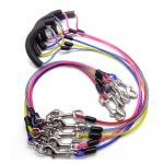 Steel Wire Rope Dog Tie Out Cable Safety Pet Leashes PU Coated Comfortable for sale