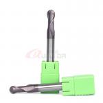 3/4 3/32 3/8 Ball Nose End Mill For Engraving Silicon Dioxide Titanium Nitride Coating for sale