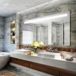 Dot Shape Touch Led Bathroom Mirror Explosion Proof Smart Touch Led Mirror for sale
