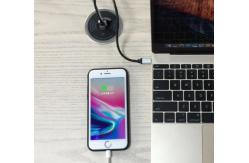 China QI Standard Mobile Phone Embedded Conference Table Socket / USB Wireless Charger supplier