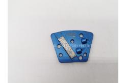 China ASL Trapezoid  1/4PCD Single Bar  Magnetic Connection Diamond Grinding Shoes non-threaded supplier