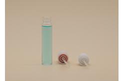 China Snap On Refillable Empty Glass Perfume Bottle Unique For Cosmetic Packaging supplier