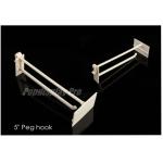 48 Recyclable Cardboard Hook Display with 20 Peg Hooks Easy Assembly