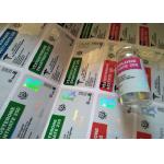 Pharmaceutical vial Strong Adhesive Labels 10ml Hologram Vial Labels For Apex vial for sale