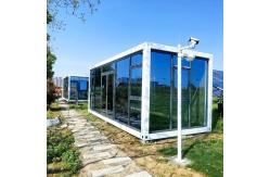 China Bending Plate Folding Container House Steel Structure Foldable Mobile Container House supplier