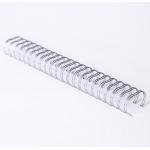 Notebook Wire Spiral Binding , 3/8 Inch Electroplating Double Wire Ring for sale