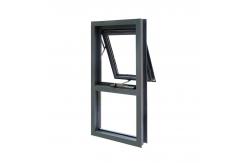 China Vertical Opening Top Hung Aluminium Windows , Large Commercial Awning Window supplier