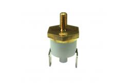 China Manual Reset 12.4mm Ceramic KSD301 Thermostat with Bracket Terminal supplier