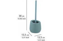 China Ø 7.5 Cm Ceramic Silicone Toilet Brush With A Matt Surface , Incl supplier