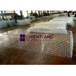 Embankment Stability Gabion Wire Baskets , Channel Linings Gabion Rock Cages for sale