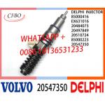 Diesel Injector 20547350 85000416 EX631016 20484073 20497849 85000223 20510724 E3.0  for VOL FH12 TRUCK 425 /435 BHP for sale