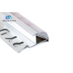 Round Aluminium Corner Profiles Anodized Surface with PVC marbling for sale