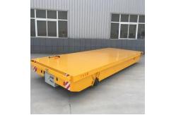 China Electric Flatbed Trackless Transfer Trolley Customizable Heavy Duty Material Carts supplier