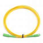 2.0mm 3.0mm Simplex Optic Fiber Patch Cord SC APC to SC APC SM for sale