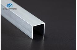 China Mill Finished Aluminium U Profile 6mm Electrophoresis Treatment supplier