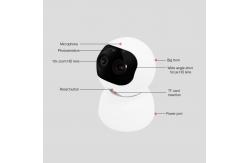China 1080P WIFI Home Dual Lens CCTV Camera Night Vision Face Recognition supplier