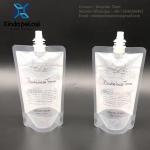 Customized Logo Printing，Food Grade / Custom Printed Stand Up Spout Bags For Liquid Packaging for sale