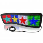 Flexible LED Display Matrix Panels HD Full Color APP Control Soft Rear Window Car Sign for sale
