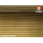JIS H3300 C6872T / ASTM B111 C68700 Aluminum Brass Tube Heat Exchanger Tube for sale