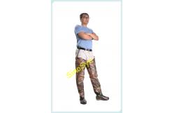 China FQT1903 Forest-Camouflage PVC Skidproof Underwater Outdoor Fishing Waders with Rain Boots supplier