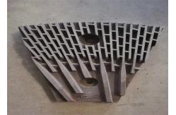 China 33mm-42mm Thickness Refiner Segments For MDF Refiner Defibrator supplier