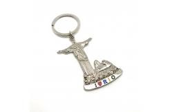 China Metal Keychain Holder in Individual Polybag Package Designer Keychain supplier